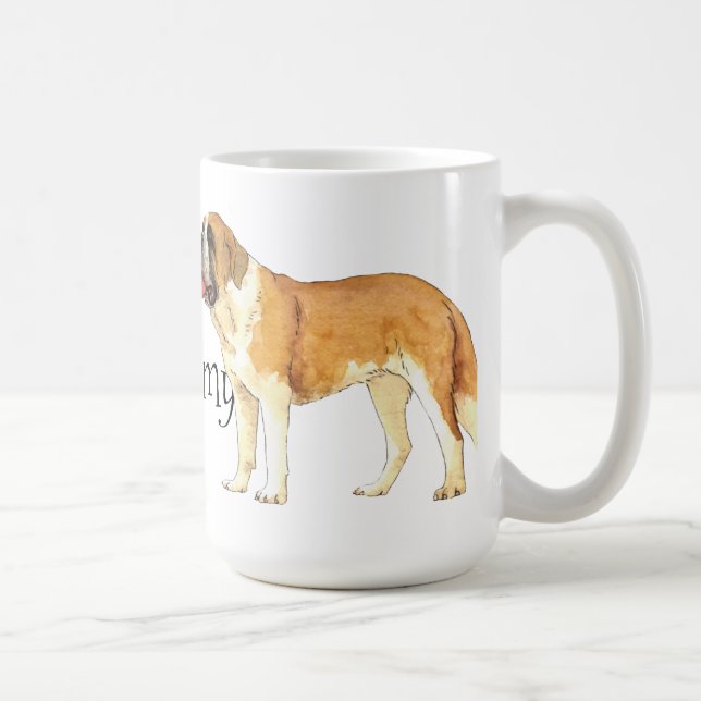 I Liebe mein St. Bernard Tasse (Rechts)