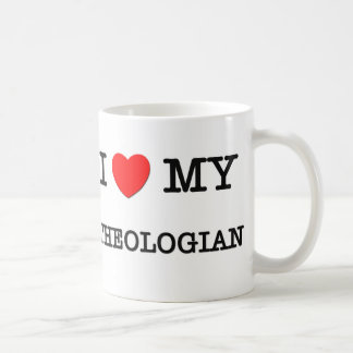 I Liebe mein THEOLOGIAN Kaffeetasse