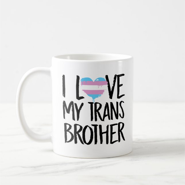 I Liebe mein Transport-Bruder Kaffeetasse (Links)