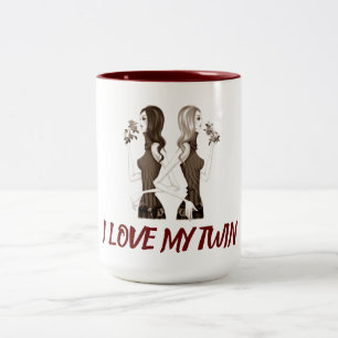 ****I LIEBE MEIN TWIN**** TASSE