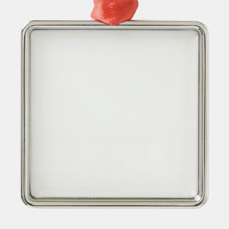 I LIEBE MEIN TYRANN-WEISSER DRUCK SILBERNES ORNAMENT