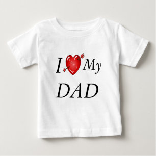 I Liebe Mein Vater 2 Baby T-shirt