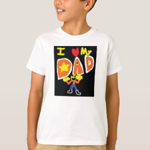I Liebe mein Vater T-Shirt