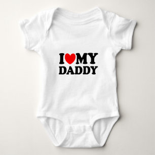 I Liebe mein Vati Baby Strampler