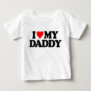 I LIEBE MEIN VATI BABY T-SHIRT