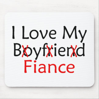 I Liebe mein Verlobte Mousepad