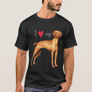 I Liebe mein Vizsla T-Shirt