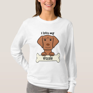 I Liebe mein Vizsla T-Shirt