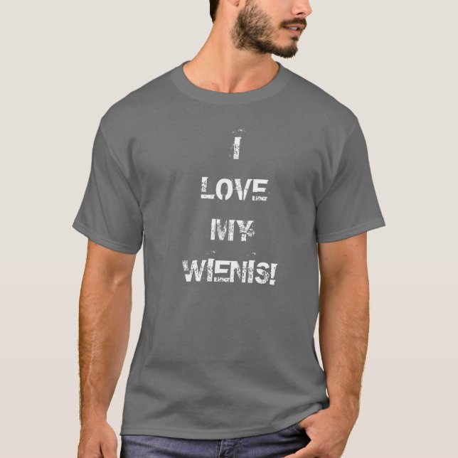 I LIEBE MEIN WIENIS T-SHIRT (Vorderseite)