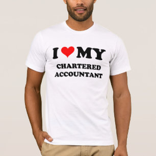 I Liebe mein Wirtschaftsprüfer T-Shirt
