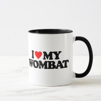 I LIEBE MEIN WOMBAT TASSE