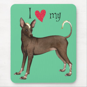 I Liebe mein Xolo Mousepad