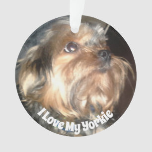 I LIEBE MEIN YORKIE-Ornament Ornament