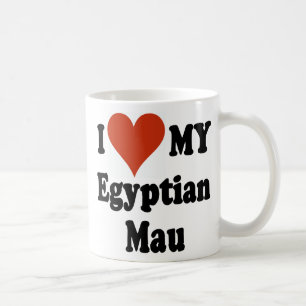 I Liebe meine Ägypter Mau Katzen-Waren Kaffeetasse