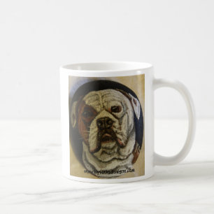 I LIEBE MEINE AMERIKANISCHE BULLDOGGE! KAFFEETASSE