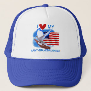 I Liebe meine Armee-Enkelin-T-Shirts und Geschenke Truckerkappe