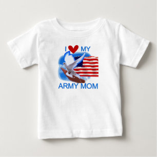 I Liebe meine Armee-Mama-T-Shirts und Geschenke Baby T-shirt