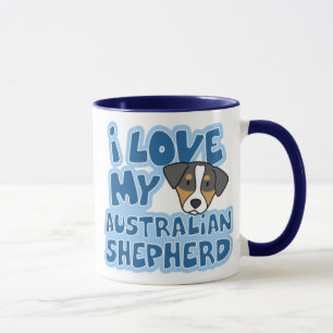 I Liebe meine australische Schäfer-Tasse Tasse