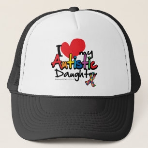 I Liebe meine autistische Tochter Truckerkappe