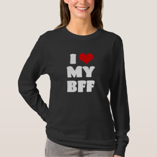 I Liebe MEINE BESTE FREUNDIN Bestie I Herz Bester T-Shirt