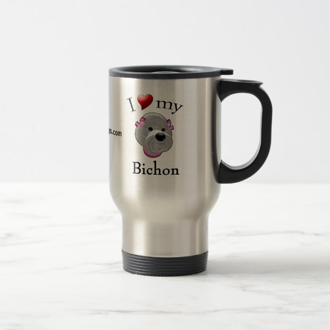 I Liebe meine Bichon Tasse (Rechts)
