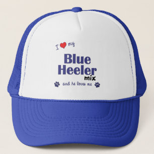 I Liebe meine blaue Heeler Mischung (männlicher Truckerkappe