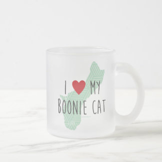 I Liebe meine Boonie Katzen-Tasse Mattglastasse