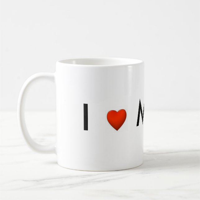I Liebe meine Chef-Tasse Tasse (Links)