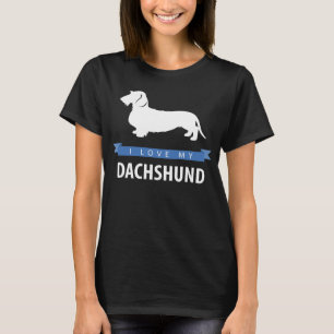 I Liebe Meine Dackel Drahthaar Dackel T-Shirt