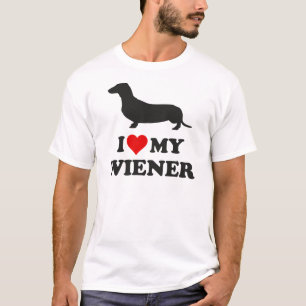 I Liebe meine Dackel T-Shirt