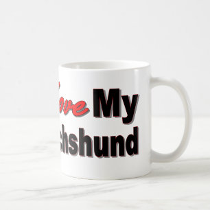I Liebe meine Dackel-Tasse Tasse