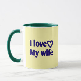 I Liebe Meine Ehefrau - Romantisches Geschenk für Tasse