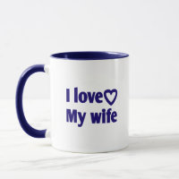 I Liebe Meine Ehefrau - Romantisches Geschenk für