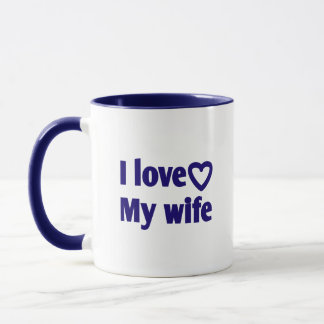 I Liebe Meine Ehefrau - Romantisches Geschenk für  Tasse