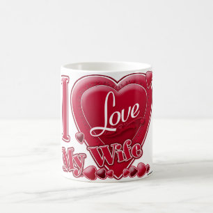 I Liebe Meine Ehefrau rot - Herz Tasse
