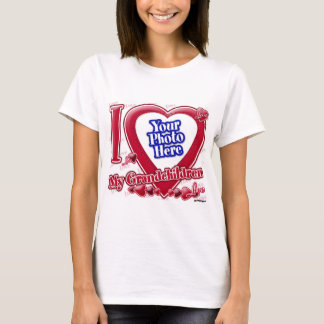 I Liebe Meine Enkelkinder - Foto T-Shirt