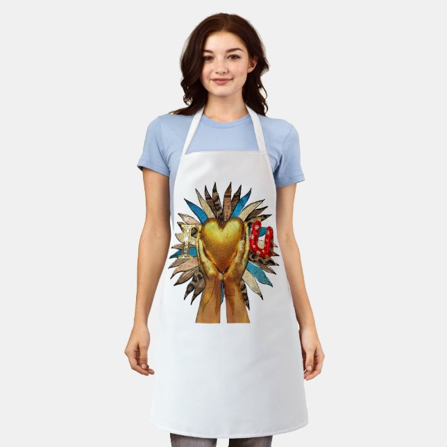 i Liebe meine Familie, Schürze der Familie Liebe (Getragen)