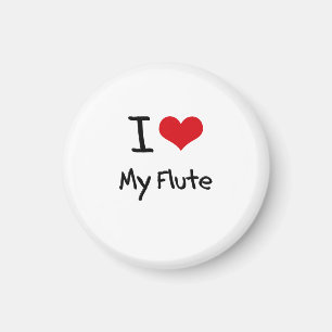 I Liebe meine Flöte Magnet
