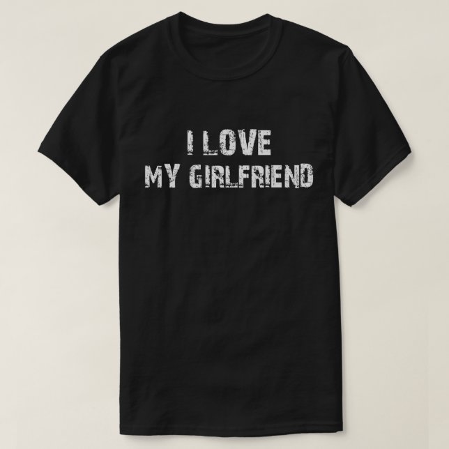 I Liebe meine Freundin T-Shirt (Design vorne)