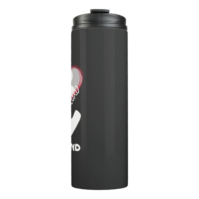 I Liebe meine Freundin Thermosbecher (Vorderseite)