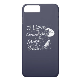I Liebe meine GrandKids zum Mond und zur Rückseite Case-Mate iPhone Hülle