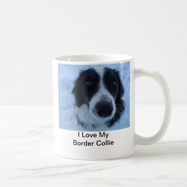 I Liebe meine Grenzcollie-Tasse Kaffeetasse (Rechts)