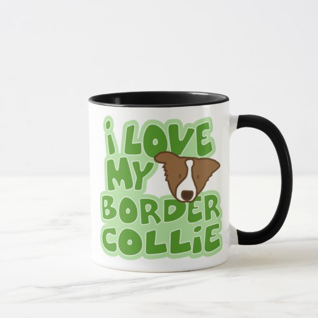 I Liebe meine Grenzcollie-Tasse Tasse (Rechts)
