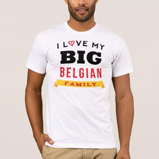 I Liebe meine große belgische T-Shirt (Vorderseite)