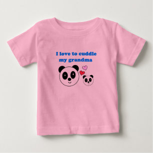 I LIEBE, MEINE GROSSMUTTER ZU STREICHELN BABY T-SHIRT