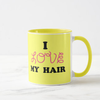 I LIEBE meine Haar-Tasse Tasse