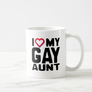 I LIEBE MEINE HOMOSEXUELLE TANTE - .PNG KAFFEETASSE