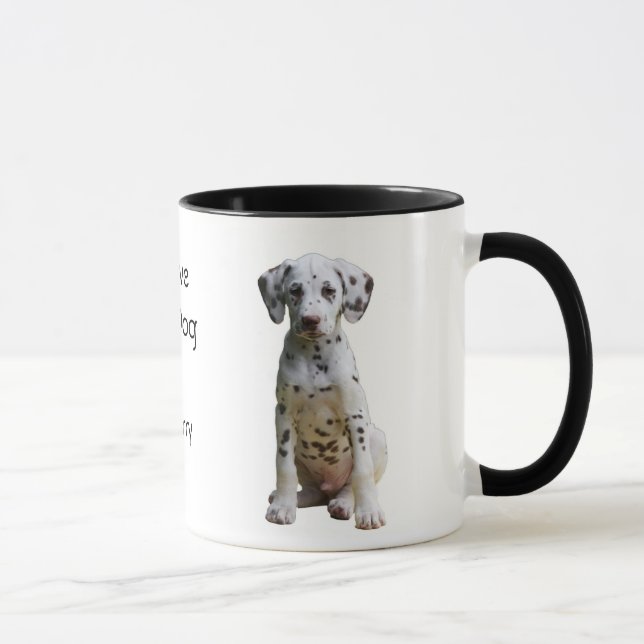 I Liebe meine HundeDalmatiner-Kaffee-Tasse Tasse (Rechts)