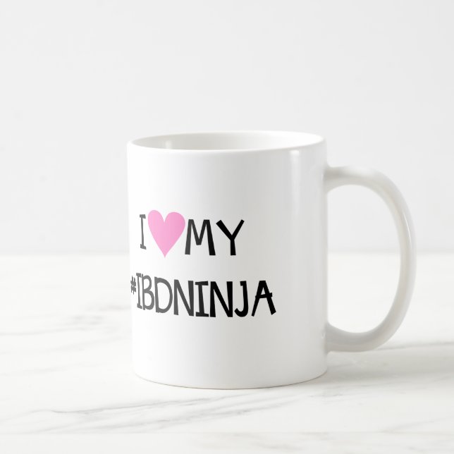 I LIEBE MEINE #IBDNINJA Tasse (Rechts)