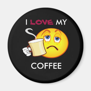 I, LIEBE, MEINE, KAFFEE-Kühlschrankmagnet Magnet